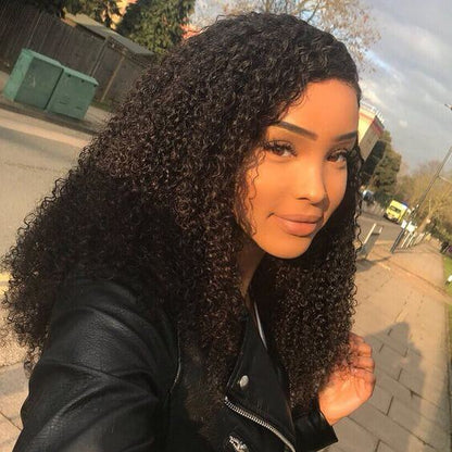 HD - Human Hair 13x6 Lace Front Kinky Curly Wig