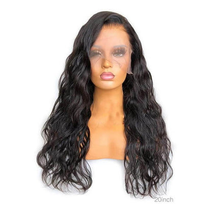 HD - Human Hair 4x4 Lace Closure Natural Wave Wig