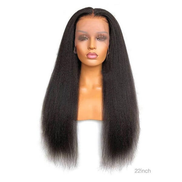 Human Hair 13x6 Lace Front Kinky Straight Wig