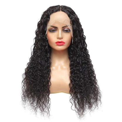 HD - Human Hair 4x4 Lace Closure Water Wave Wig