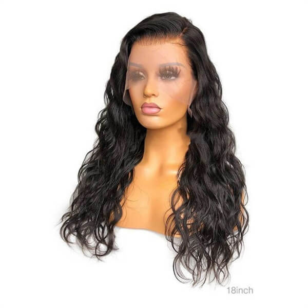 HD - Human Hair 13x6 Lace Front Natural Wave Wig