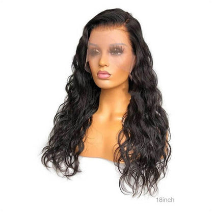 Human Hair 13x6 Lace Front Natural Wave Wig