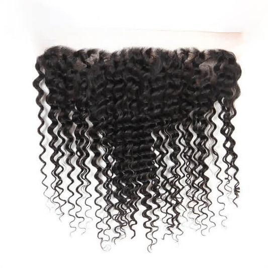 3 Bundles With 13x4 Deep Curly Frontal