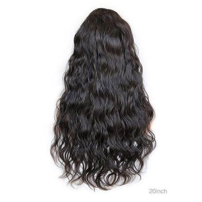 Human Hair 13x4 Full Lace Front Natural Wave Wig