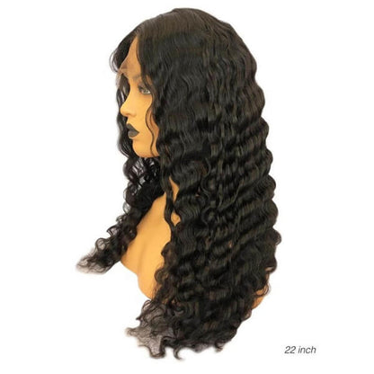 HD - Human Hair 4x4 Lace Closure Deep Wave Wig