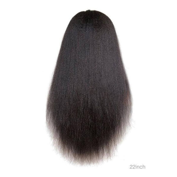 Human Hair 4x4 Lace Closure Kinky Straight Wig