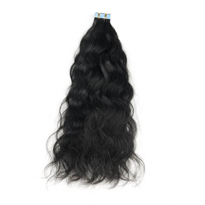 Natural Wave Tape In Hair Extensions