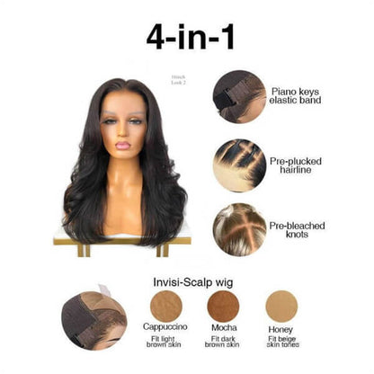 Human Hair 13x6 Lace Front Body Wave Wig