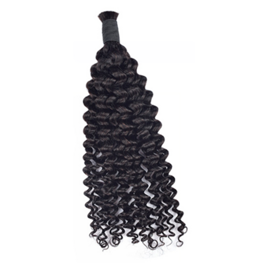 Human Braiding Hair- Deep Curly